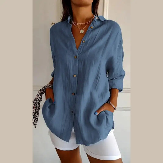 Classic Pleated Women Shirt