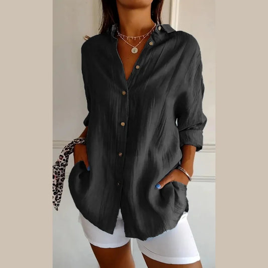 Classic Pleated Women Shirt